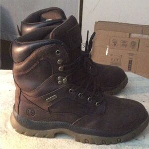 Men's Rugged Dark Brown Boots. FREE Shipping!!!